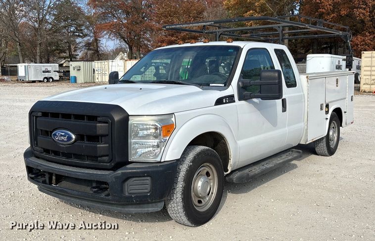 2012 Ford F250 Super Duty Extended Cab Utility Bed Pickup - EV3317