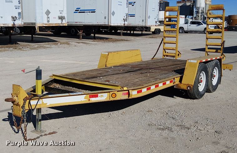 2013 Towmaster TC-12D  equipment trailer - FK0550