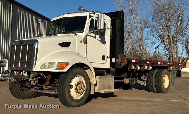 2005 Peterbilt 335 dump flatbed truck - NB9001