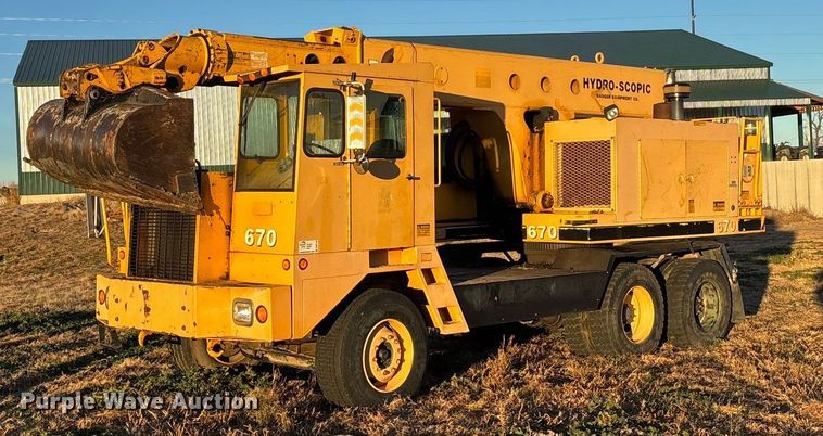 Badger 670 Hydro-Scopic wheeled excavator - DK0116