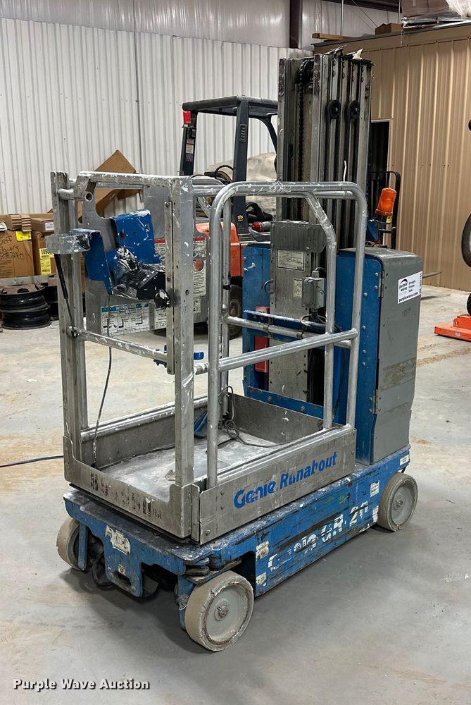 Genie GR-20 Scissor or Vertical Lift For Sale | Purple Wave Auction