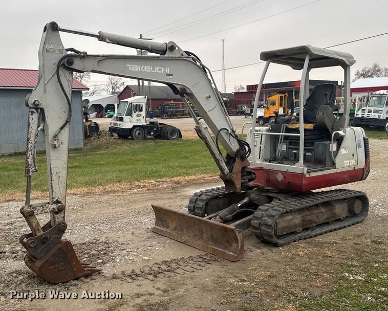 2006 Takeuchi TB135 mini excavator - EA2091