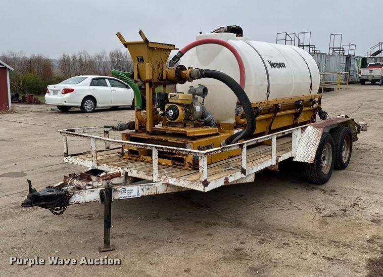 1993 Shop built equipment trailer with fluid mixing system - EA2117