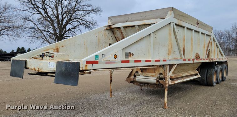 1991 Ranch Manufacturing Co bottom dump trailer - EA2754