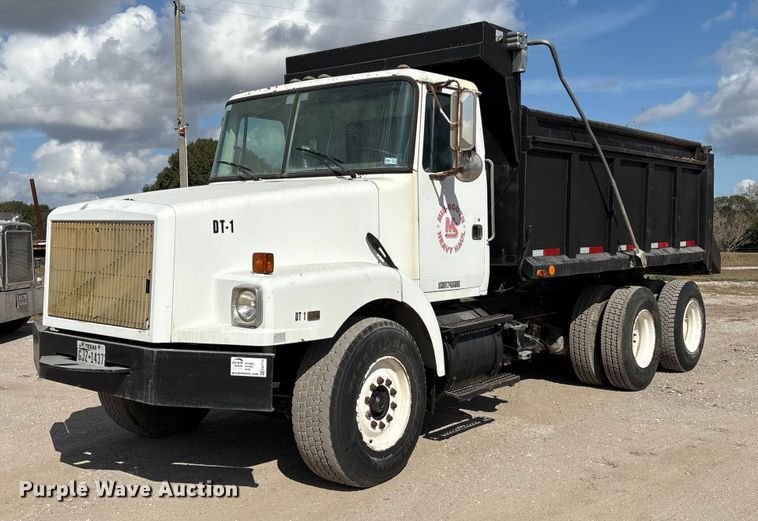 1992 White GMC WG Series dump truck - EA7110