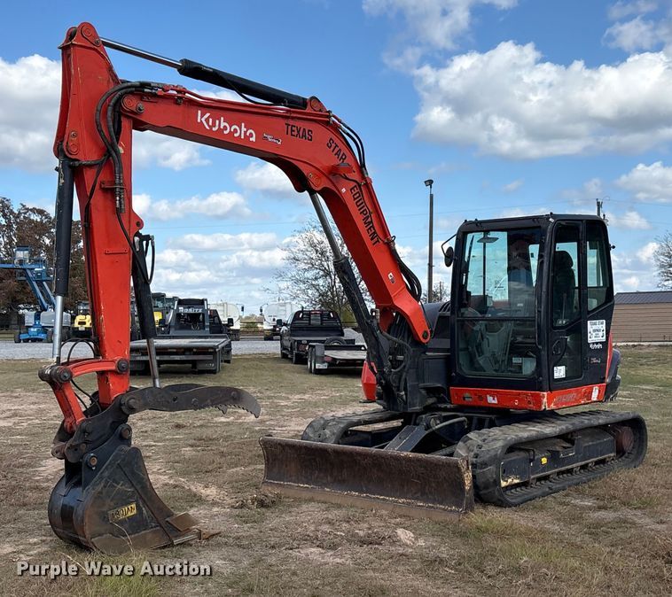 2022 Kubota KX080-4 mini excavator - EA7746