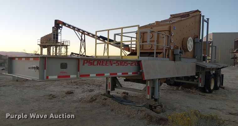 2017 REMco P-SCREEN-5105-2XSDC screening plant - EC8112