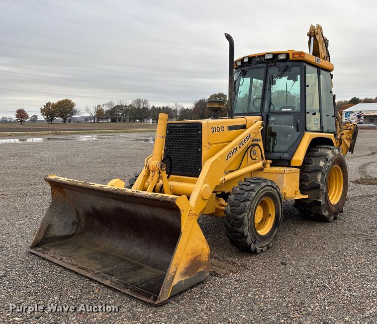 1991 John Deere 310D Turbo  backhoe - EJ7761