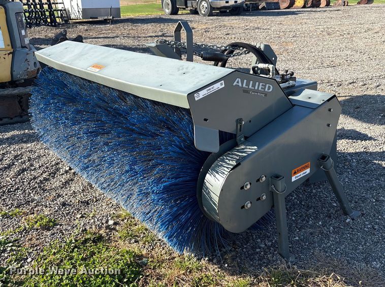 Allied  Farm King skid steer broom - EM6187
