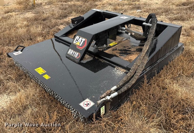 Caterpillar BR118 skid steer rotary mower - EP2581