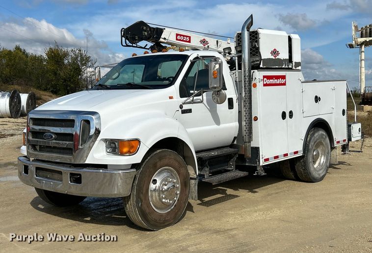 2005 Ford F750 Super Duty utility / service truck - ET6579