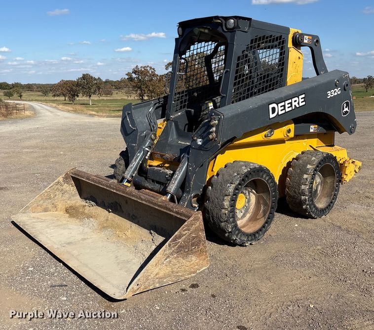2019 John Deere 332G skid steer loader - ET7243