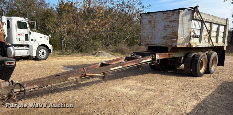 2005 Leach Pup-Dump end dump pup trailer - ET7292