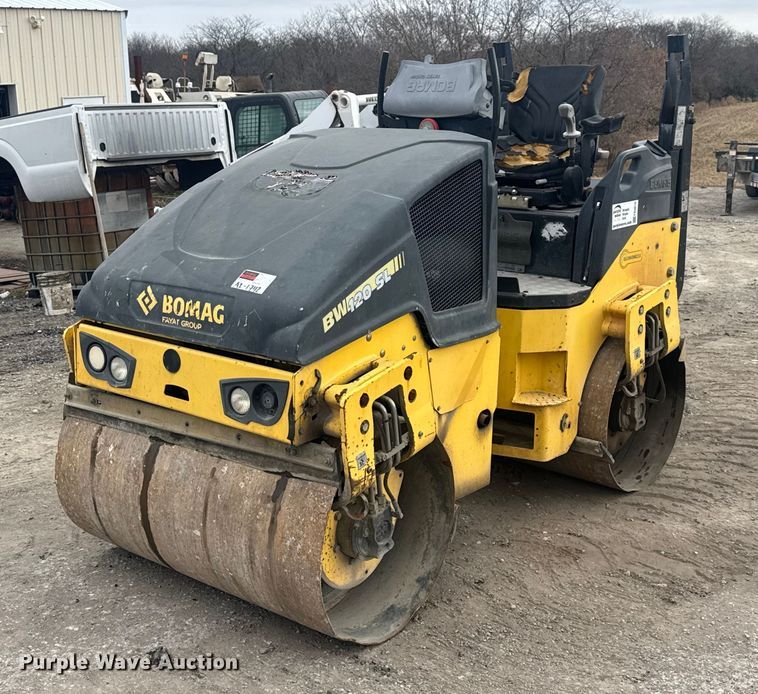 2017 Bomag BW 120 SL-5 double drum vibratory roller - FK0610