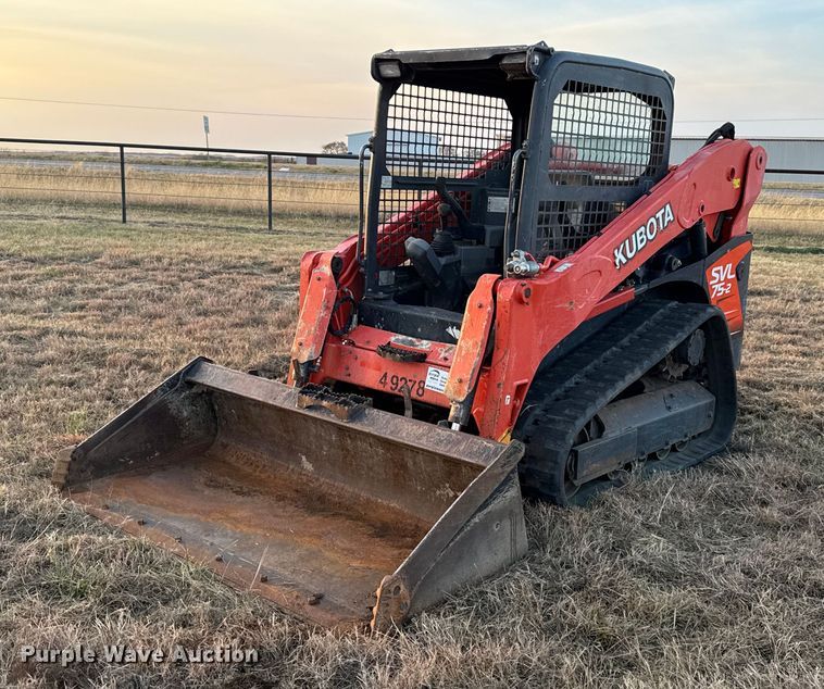 2020 Kubota SVL75-2 tracked skid steer loader - DU6507