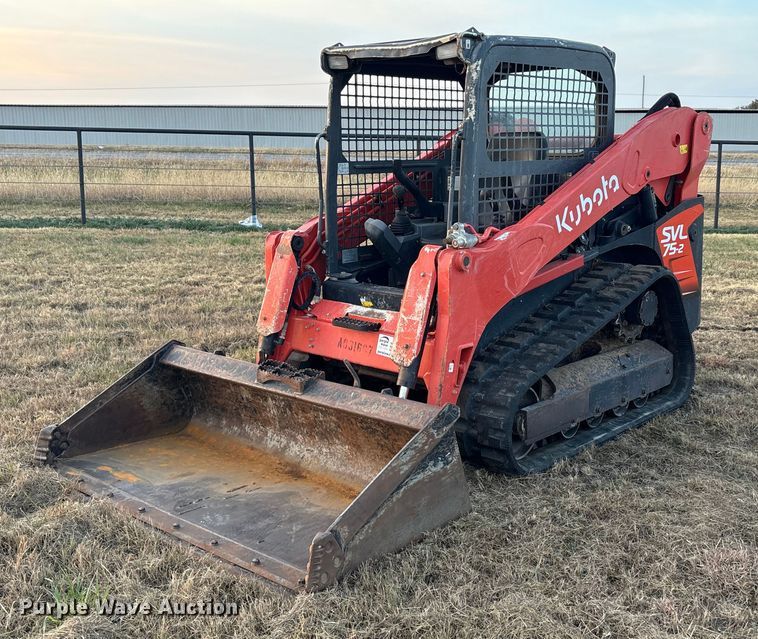 2021 Kubota SVL75-2 tracked skid steer loader - DU6508