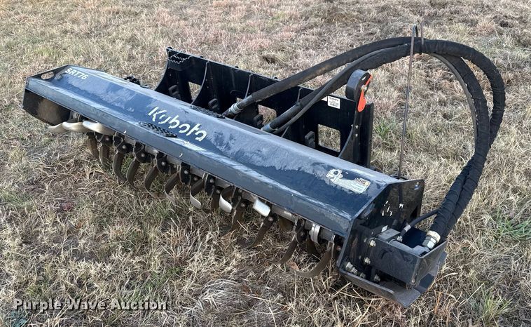 2022 Kubota SRT76 skid steer tiller - DU6519