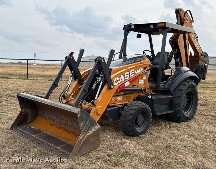 Case 580N Tractor Loader Backhoe For Sale | Purple Wave Auction