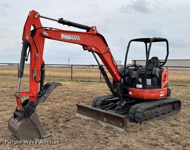 2019 Kubota  U55-4 mini excavator - DU6558