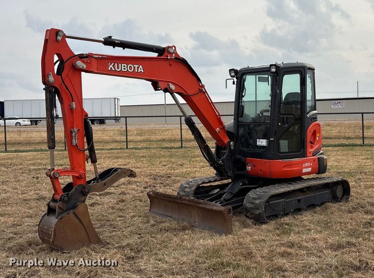 2021 Kubota U55-4 mini excavator - DU6562