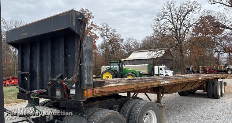 1990 Fruehauf PBA-F2S-45N flatbed trailer - DT4584