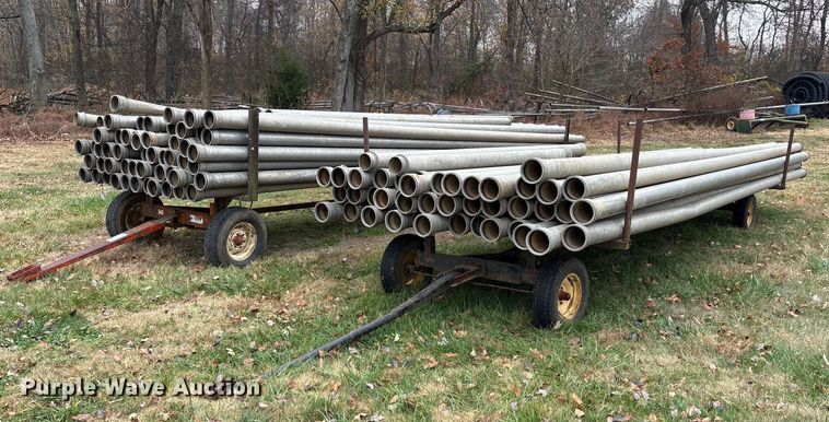 Approximately 95 pieces of irrigation pipe - DT4597