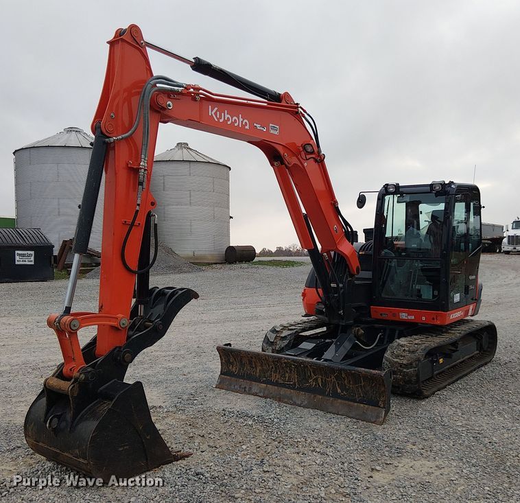 Kubota KX080-4S2 mini excavator - DT4655