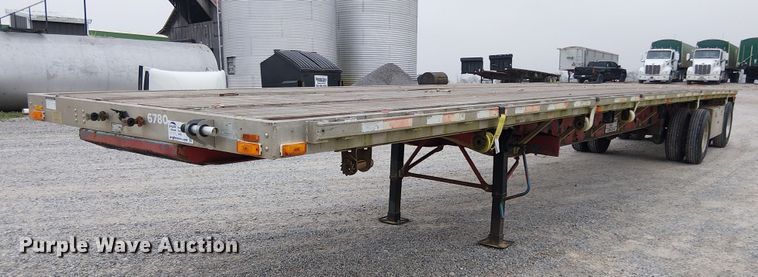 2000 Transcraft Eagle W2 flatbed trailer - DT4683