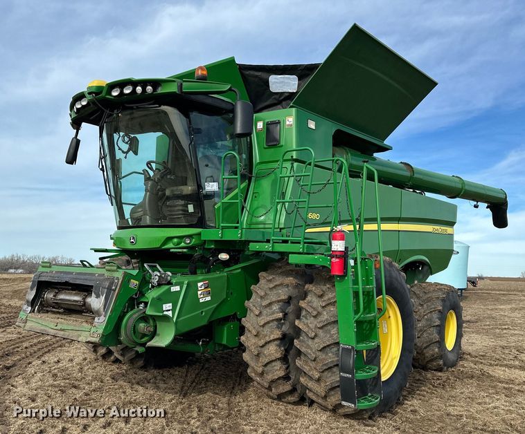 2015 John Deere S680S STS RWA combine - DV0758
