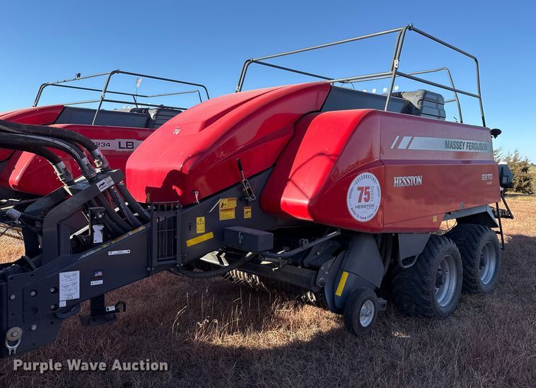 2021 Massey Ferguson 2270 large square baler - EP2524