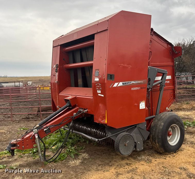 2007 Massey Ferguson 2756 round baler - EU6413