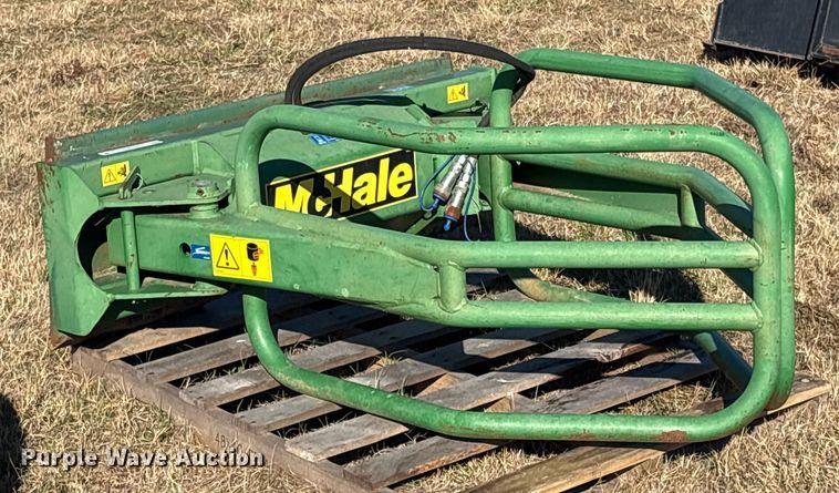 2021 McHale R5 skid steer bale grabber - EV2557