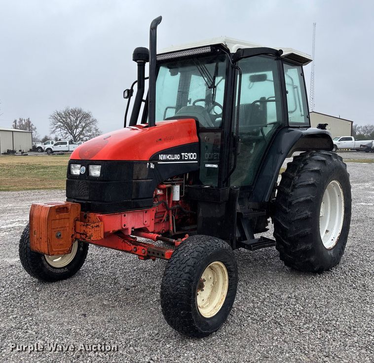 New Holland TS100 Tractor For Sale | Purple Wave Auction