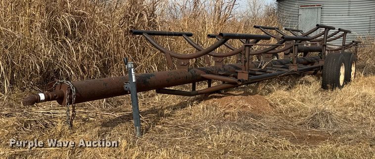 Shop built hay bale trailer - NA9924