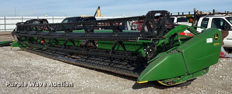 2015 John Deere 635FD HydraFlex flex draper head - YA1519