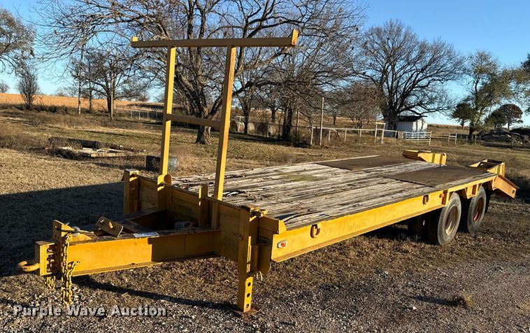 1989 Belshe T-10 equipment trailer - DW5188