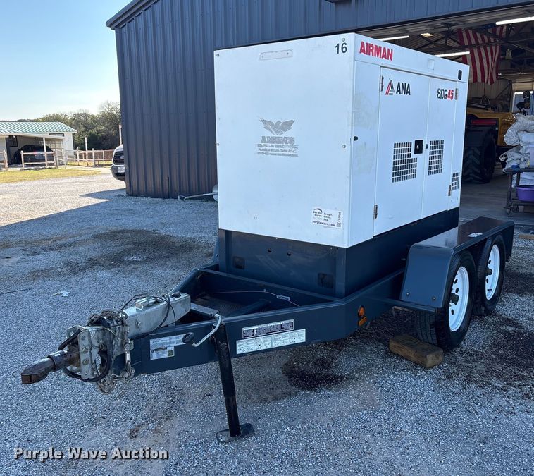 2021 Alliance North America Airman SDG45 generator - EE0086