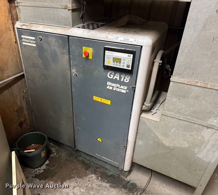 2001 Atlas-Copco GA18 air compressor - EH7484