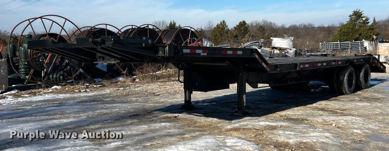 1978 Brooks Brothers drop deck equipment trailer - ET6770