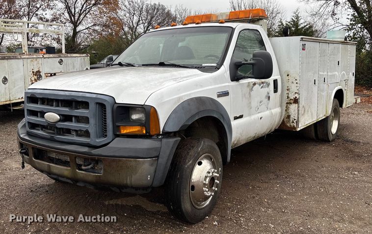 2006 Ford F550 XL Super Duty utility / service truck - EV3339