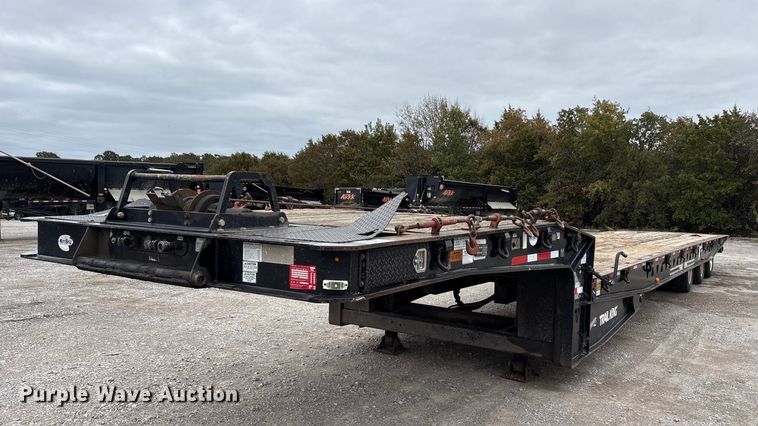 2018 Trail king TA110SA drop tilt deck equipment trailer - DJ7918