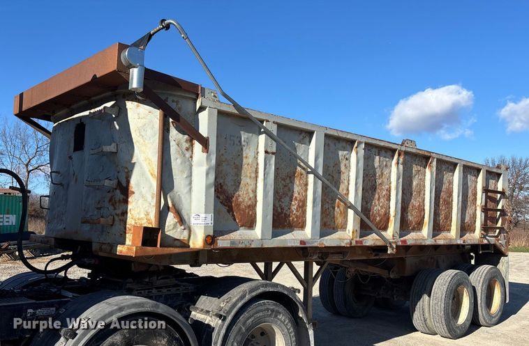 1998 Hibuilt end dump trailer - DK0225