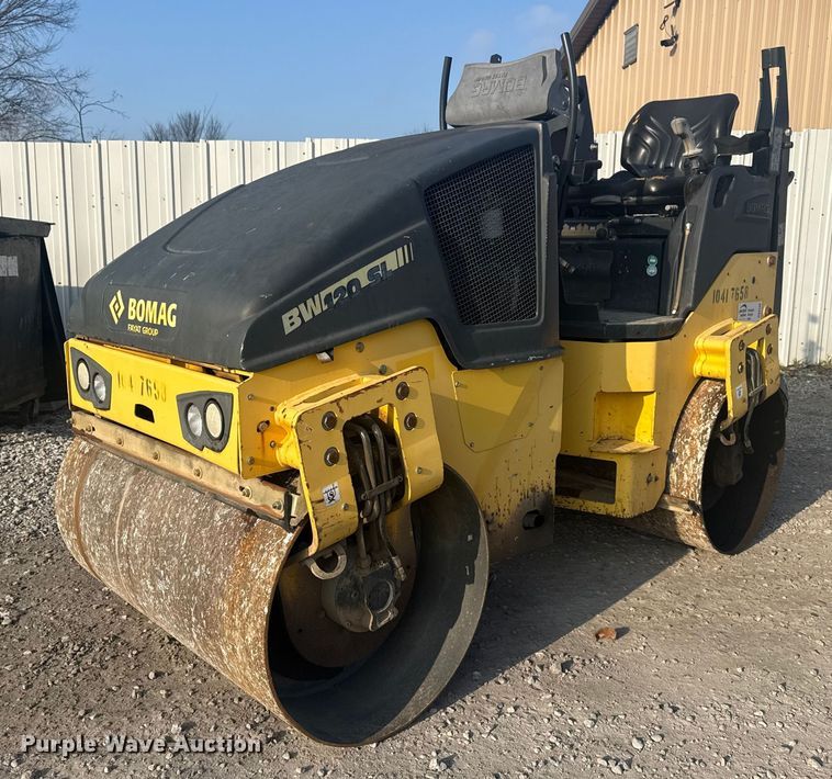 2015 Bomag BW 120 SL double drum vibratory roller - DQ4168