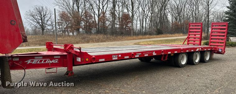 2014 Felling FT-50-3 LP equipment trailer - DT6455