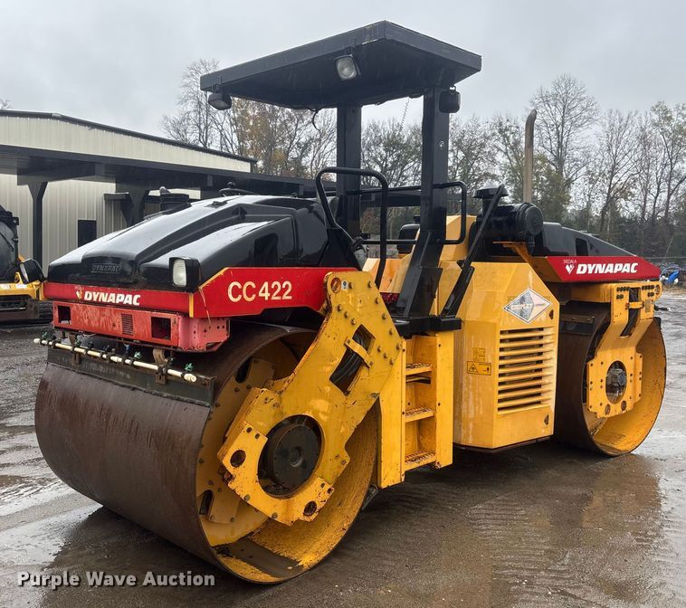 1999 Dynapac CC422 double drum vibratory roller - DU0306