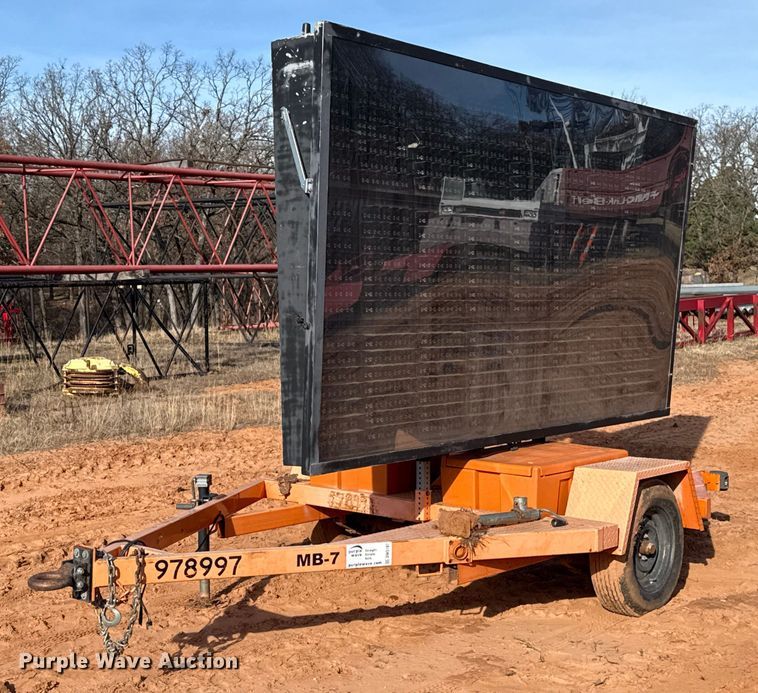 2008 Ver-Mac message board trailer - DW5197