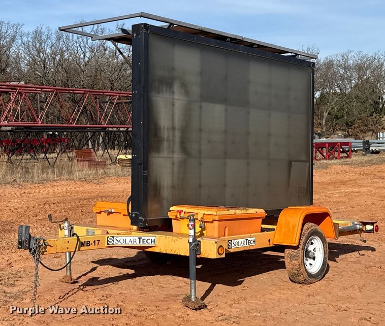 2012 SolarTech Silent Messenger message board trailer - DW5198