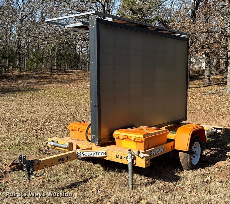 2012 SolarTech Silent messenger message board trailer - DW5199