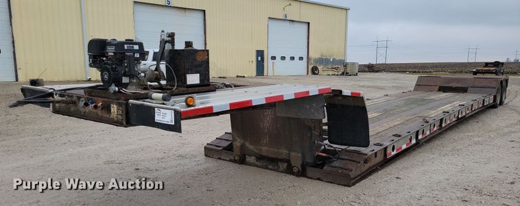 2007 Muv-All lowboy equipment trailer - EA2753
