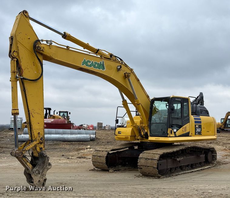 Komatsu PC360LC-11 Hydraulic Excavator For Sale | Purple Wave Auction
